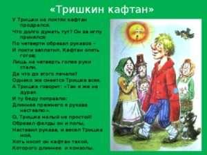 Понимание выражения: Тришкин кафтан